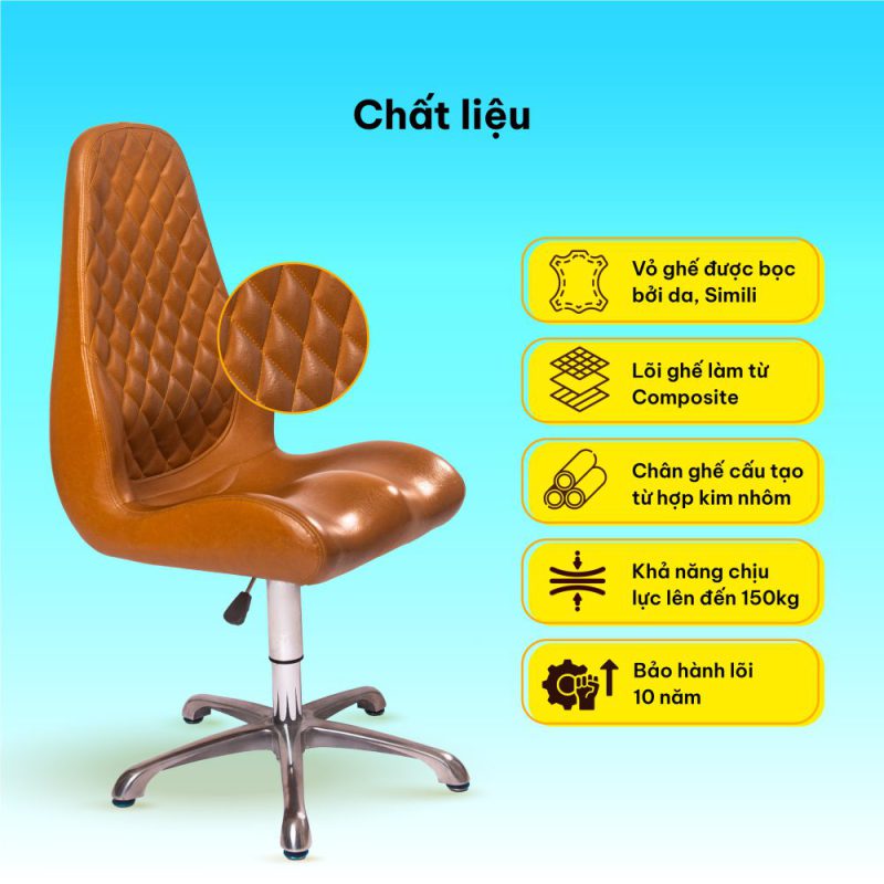 Ghế sáng chế DoctorLoan 90D (đệm dày)