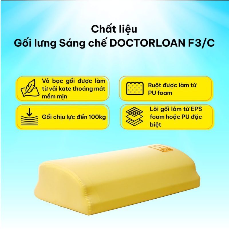 Gối lưng sáng chế DoctorLoan F3